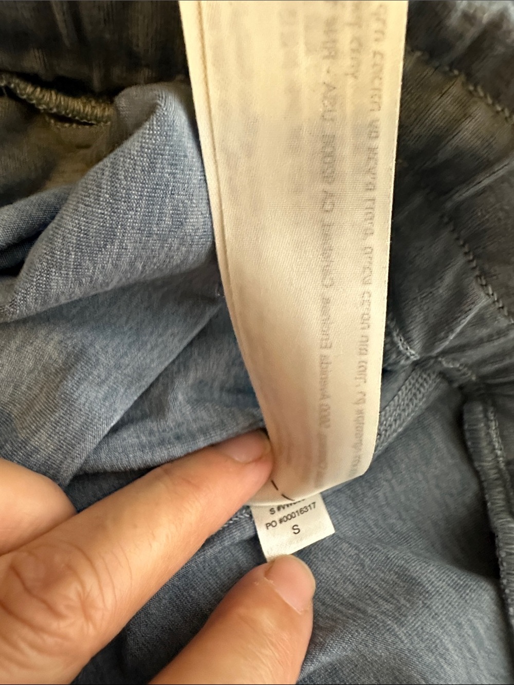 Women’s Blue Drawstring Jogger Pants - Picture 9 of 9
